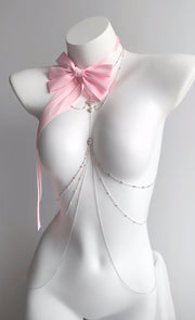 Rosy Heart Chain Set