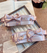 Blush Reverie Bow Claw Clip - 4