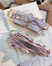 Blush Reverie Bow Claw Clip - 2