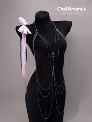 Rosy Heart Chain Set - 1