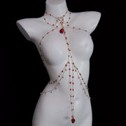 Cherry Valentine Body Chain Set