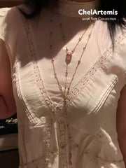 Violet Dew Chest Chain - 4