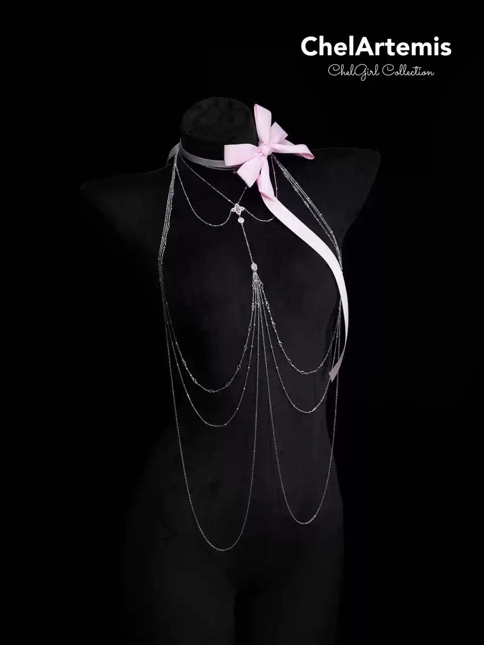 Rosy Heart Chain Set - 1
