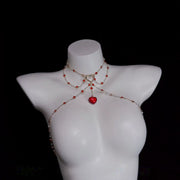 Cherry Valentine Body Chain Set